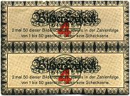 Double "Bilderscheck", later issue